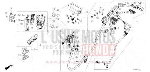 WIRE HARNESS SH125ADP de 2023